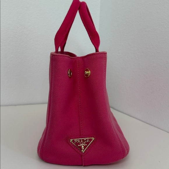 💯Authentic Prada Canapa Pink Tote Bag🍀 - Picture 7 of 15
